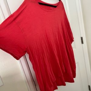 ORANGE/RED FLOWY SOFT & SEXY TEE